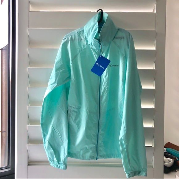 ☔️ Columbia Lightweight Rain Shell in Blue